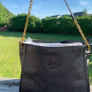 Tory Burch black leather bag